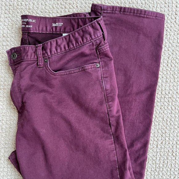 Banana Republic Travel Jean - Size 36x32 Slim Fit - Picture 1 of 3
